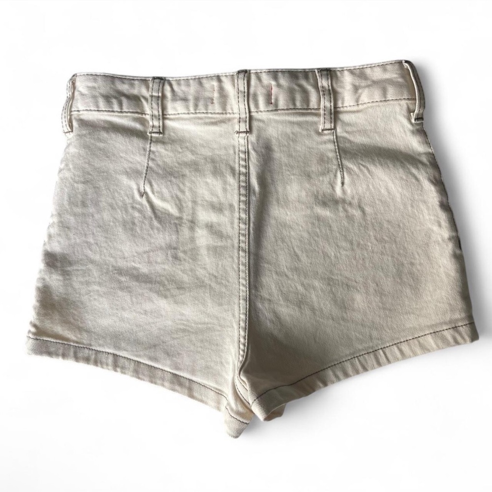 We the Free Cream High-waisted Button-up Shorts - Picture 3 of 6